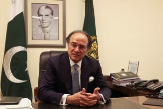 finance minister muhammad aurangzeb speaks during an interview with reuters at his office in islamabad on july 19 2024 photo reuters